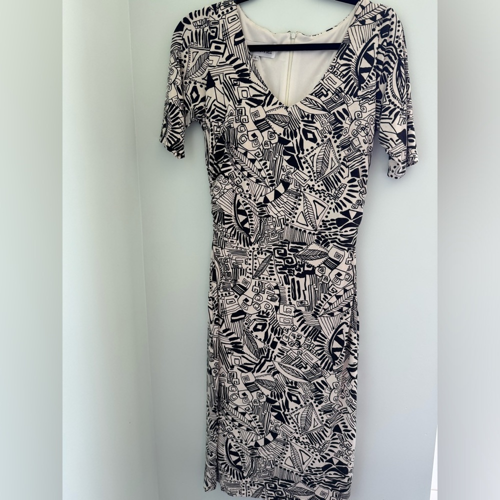 Sara Campbell women’s short sleeve shift dress size 6